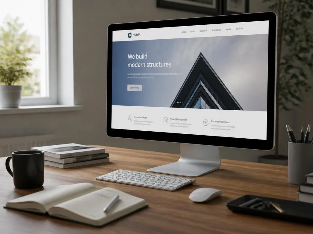 Designer travaillant sur un site internet premium